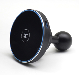Support de téléphone magnétique sans fil en aluminium robuste avec boule de 1 pouce pour supports RAM et supports à boule de 25 mm, compatible <span class=keywords><strong>iPhone</strong></span> 18 17 16 15 - Product Image 2