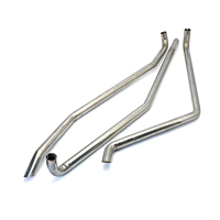 Pièces de tube métallique d'usinage de cintrage CNC coude 30 45 60 90 135 180 360 degrés coude SS tuyau d'échappement
