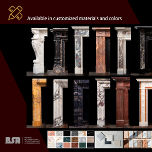 Pháp được thiết kế bằng đá cẩm thạch trắng lò sưởi mantel freestanding đá cho phòng khách phòng ngủ khách sạn biệt thự trang trí cho căn hộ - Product Image 3