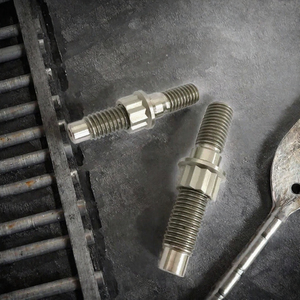 Kit de boulons de collecteur d'échappement en titane M8x45 GR5 à tête plate, filetage UNC, ensemble de fixations automobiles - Product Image 2