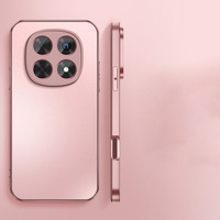 Étui de téléphone portable en acrylique rigide à bords doux avec finition métallique couleur unie de luxe pour Redmi Note 15 Pro Plus Note 15R