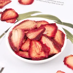 Großhandel luft getrockneter Erdbeer tee Geschmack Tee von getrockneten Erdbeer scheiben Früchte tee