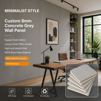 Solution de projet : Panneau mural WPC en composite bois-plastique, design à bords arrondis, décoration commerciale