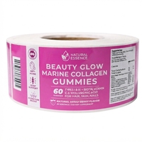 Étiquettes cosmétiques personnalisées pour soins de la peau, autocollants avec logo, impression vinyle imperméable, dorure à chaud, étiquettes d'emballage pour bouteilles