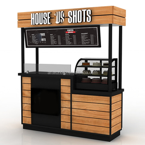 Artworld hiển thị ngoài trời gỗ bong bóng trà cà phê hiển thị giỏ hàng đứng 3D thiết kế - Product Image 5