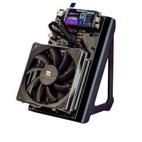 Nerd Qaxe++ 4.8THs 75W BM1370 ASIC Chips Mini Bitcoin Miner Solo Mining Lottery Miner Lucky Miner 24x16x13mm 50dB Métal