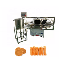 Machine à fabriquer des cônes sucrés commerciaux, machine à fabriquer des gaufrettes comestibles, machine à fabriquer des rouleaux de gaufrettes