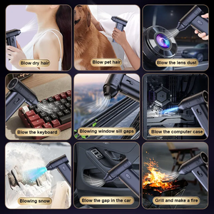 110000 RPM Electric Compressed air <b>duster</b> Gun Dust Blower Portable Mini Violent Turbo Fan - Product Image 2
