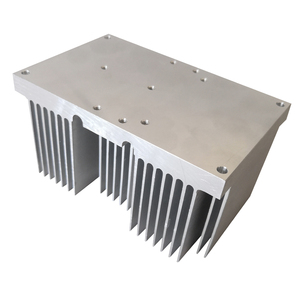 Nhôm 6063 <span class=keywords><strong>T5</strong></span> Anodized tản nhiệt 117(W)* 60(H)* 70(L)mm tùy chỉnh CNC phay tản nhiệt cho ánh sáng dẫn - Product Image 2