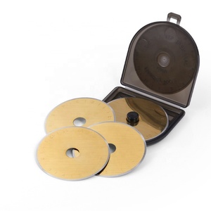 Rotary Cutter with 5 Replacement Titanium Golden Rotary Blades 45mm Rotary Cutter Set - Product Image 5