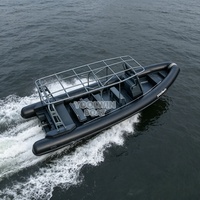 (CE) Bateau semi-rigide gonflable commercial pour 18 passagers, idéal pour la location, les excursions d'une journée, le travail et la pêche