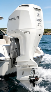 Nuevo Motor Marino para Barco, Motor Fuera de Borda de Gasolina de 4 Tiempos y 300 CV con Control Remoto y Trimación Eléctrica, en Promoción - Product Image 4