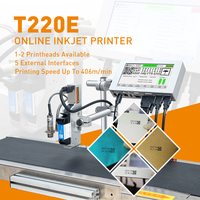 Impresora de inyección de tinta Docod OEM/ODM T220E Tij para imprimir fechas de caducidad, compra al por mayor en línea, máquina de codificación térmica de lotes de códigos de barras y logotipos para tuberías