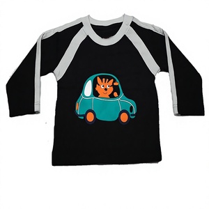 Camiseta Infantil de Manga Corta con Cuello Redondo, 100% Algodón Jersey, Transpirable, Ecológica, con Estampado Animal Personalizado, Estilo Casual y Moderno - Product Image 2