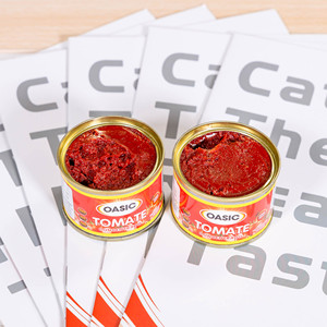 Passata di <span class=keywords><strong>Pomodoro</strong></span> Halal Artificiale, Sapore Dolce, Tagliata a Pezzi, Cotta a Vapore, in Scatola, Confezione Bulk - Product Image 4