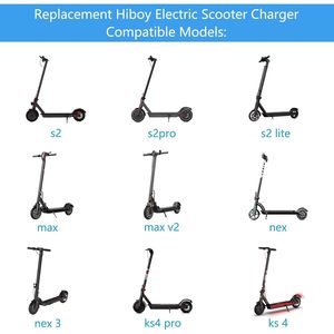 เครื่องชาร์จสกู๊ตเตอร์ไฟฟ้า 42V DC 84W 2A แบบเสียบปลั๊ก ใช้แทนได้กับรุ่น Hiboy S2 Pro S2 Lite KS4 NEX - Product Image 3
