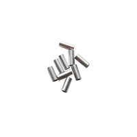 Manchons de sertissage cylindriques en aluminium pur de haute qualité, modèle F025 de la marque Zhuoli, 12 mm x 5 mm, pour scellage de compteurs d'eau multi-compteurs