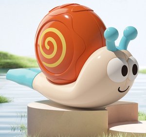 Wholesale Cartoon Snail Animal Shaped Montessori Promotional Mini Plastic Whistle Musical Toy - Product Image 5
