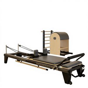 Lit de Pilates Réformateur Ajustable en Alliage d'Aluminium Robuste, Équipement de Formation Physique pour Studio de Pilates Commercial - Product Image 1