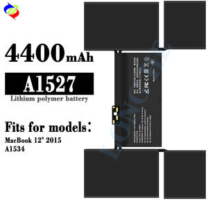 Batería A1527 de alta calidad para <span class=keywords><strong>MacBook</strong></span> <span class=keywords><strong>12</strong></span> pulgadas <span class=keywords><strong>Retina</strong></span> A1534 año 2015 con un año de garantía - Product Image 1