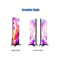 Écran LED d'affichage numérique portable Gob P1.8 P2.5 pour intérieur, idéal pour l'éducation, les salons professionnels et les magasins - Mur vidéo portable 1200 nits de luminosité
