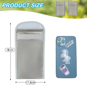 เคสโทรศัพท์แบบกระเป๋าสตางค์อัจฉริยะป้องกันรังสีและกระเป๋าปิดกั้น GPS สำหรับสมาร์ทโฟนและอุปกรณ์อิเล็กทรอนิกส์ - Product Image 2