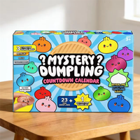Calendrier de l'Avent Squishy Mystery Dumpling : Jouets anti-stress à compte à rebours, support de coopération à long terme, approvisionnement stable, sans pression sur les stocks