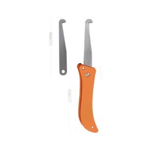 Folding Grout Cleaner <b>Tool</b> Orange Blade For Tile Joint Removal Home Renovation - Product Image 2