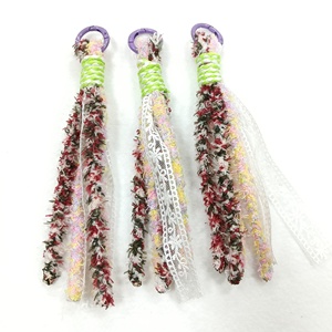 Colorful Keychain With <b>Braided</b> Rope <b>Beads</b> And Soccer Ball Charm For Mobile Phone Straps Mixed Colors - Product Image 3