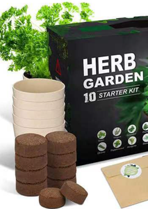 Kit de jardinage d'herbes aromatiques d'intérieur - Kit économique de démarrage <span class=keywords><strong>pour</strong></span> plantes aromatiques DIY, idées cadeaux <span class=keywords><strong>pour</strong></span> femmes, mamans, amies - Product Image 6