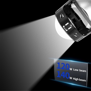Đèn pha ô tô Chenlang siêu rẻ, hệ thống đèn Demon Eyes cao cấp, 3 inch, 140W, đèn chiếu xa và chiếu gần Bi-Led, thấu kính Projector - Product Image 6