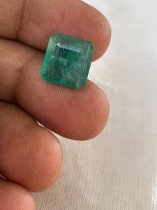 Esmeralda Verde Natural, Corte Octogonal Escalonado, Gema Suelta, Piedra de Esmeralda Genuina para Anillo, Colgante, Fabricación de Joyería Fina - Product Image 4