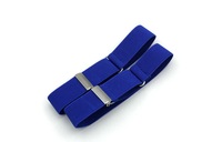 2.5cm largeur couleur unie réglable tissu élastique chemise manches jarretière brassard bande manches métal boucle manchette support brassard