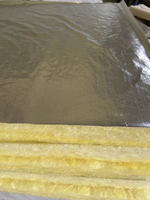 Isolation CVC Laine de verre Isolation de conduit Couverture en fibre de verre hydrofuge Matériaux de construction insonorisés et isolants thermiques