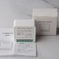 Pour Tuya WiFi Mini relais de disjoncteur intelligent 10A/16A AC100-240V Module intelligent à distance sans fil unipolaire pour Alexa Google Home Smart