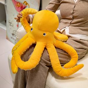 Large Soft Octopus Doll Funny Creative Marine Animal <b>Plush</b> Toy Shaped <b>Pillow</b> Comforter PP Cotton Filling 30-50cm Unisex Party - Product Image 1