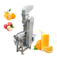 Machine à presser le jus de gingembre et de grenade industrielle GOOPIKK 0.5T/H, machine d'extraction de jus de carotte, broyeur à vis pour jus
