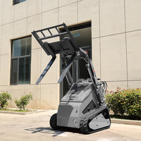 Loader Mini Skid Steer Diesel Mesin Honda Bersertifikasi EPA, Daya Gali Tinggi, Harga Pabrik, Loader Track Kecil, Bersertifikasi CE Eropa & AS