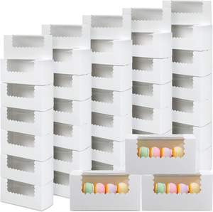 Cajas para Galletas <span class=keywords><strong>de</strong></span> Panadería con Ventana, Contenedor para Bizcochos <span class=keywords><strong>de</strong></span> Calabaza, Caja para <span class=keywords><strong>Donuts</strong></span>, Empaque Seguro para Pasteles, Muffins, Dulces <span class=keywords><strong>y</strong></span> Golosinas - Product Image 2