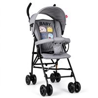 Poussette pour bébé, légère, pliable d'une main, pratique, vente en gros, accessoire pour nouveau-né