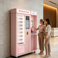 Distributeur Automatique Tout-en-un de Produits de Beauté et Nail Art avec Impression 3D, Écran Tactile, Couleurs Personnalisables et Kiosque Libre-Service Multiple