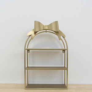 Estante de metal con forma de arco de estilo moderno más vendido, estante de pared de 3 niveles, muebles para el hogar y decoración al por mayor de China - Product Image 5