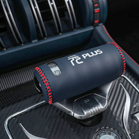 Housse de levier de vitesse pour BYD ATTO 3 YUAN PLUS, couvre-poignée de levier de vitesse en cuir, colliers de protection antidérapants pour poignée de levier de vitesse