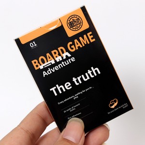 Jeu de cartes de société portable de poche, cartes en papier couché avec emballage en boîte colorée - Jeu de cartes Vérité ou Défi - Product Image 4