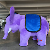 Costume de mascotte gonflable d'éléphant adulte Costume gonflable en forme d'animal géant de dessin animé drôle de marche de rue pour des événements