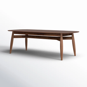 Modern Solid Wood Dining <b>Table</b> for Home and Restaurant Use Heavy Duty Natural Oak Finish Dining <b>Table</b> with Smooth Surface - Product Image 4