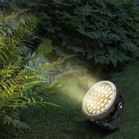 12W 24W projecteur LED projet éclairage extérieur rond mur laveuse lumière sol projection lampe