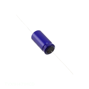 Distribuidor Autorizado, Condensador de Aluminio de 470 uF TVX1H471MCD, Tipo Through Hole, 470UF, 20%, 50V, AXIAL TH - Product Image 1