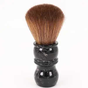 YAQI custom china quality mens manico in resina pennelli da barba capelli sintetici per uomo bagnato