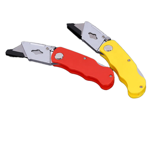Cuchillo utilitario de hoja trapezoidal de plástico de alta calidad para papel/bricolaje/artesanía/papel tapiz - Product Image 1